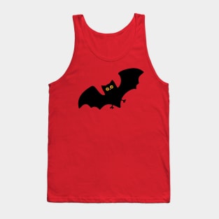 Cute Funny Halloween Bat Cartoon Illustration Tank Top